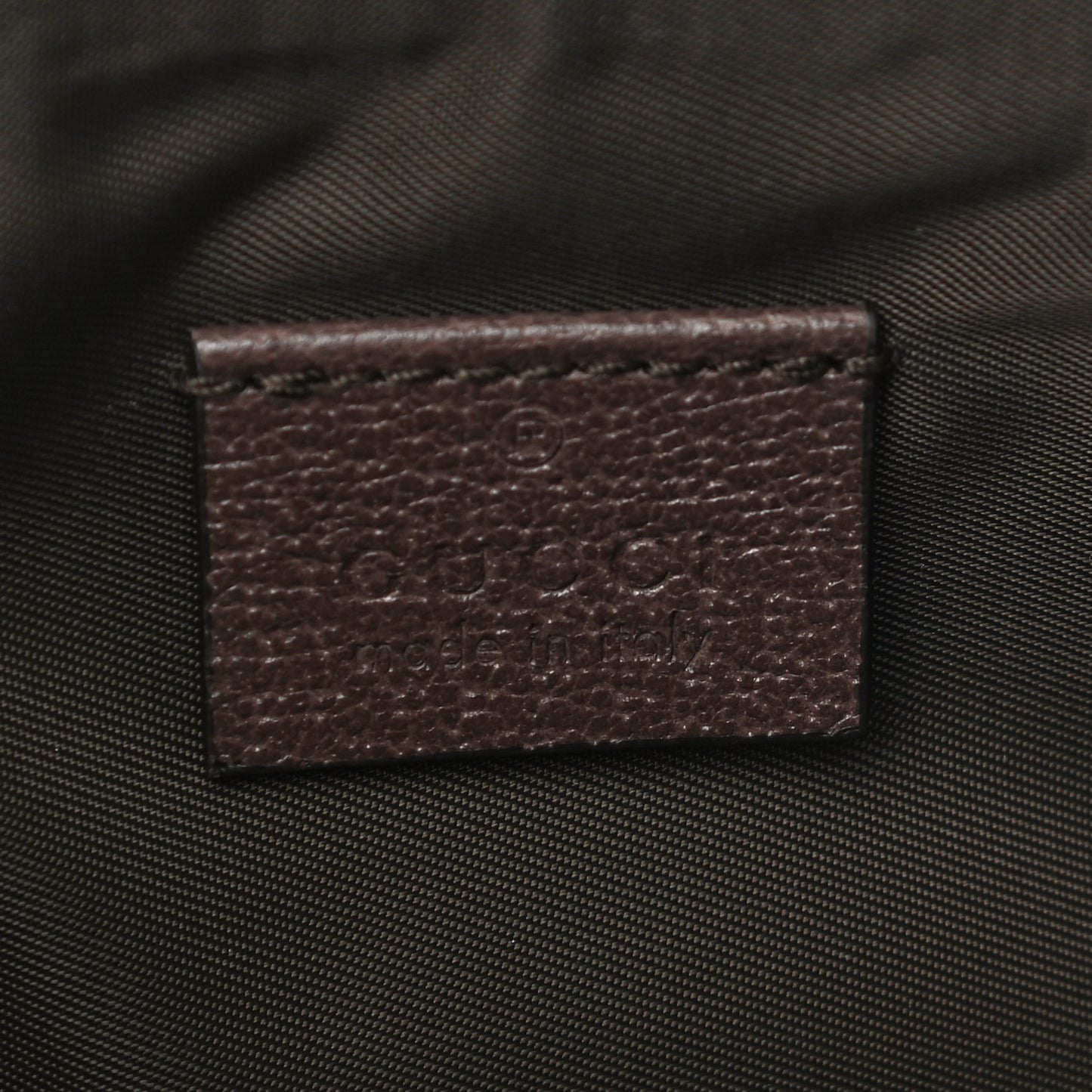 GG Supreme Monogram Textured Calfskin Web Medium Ophidia Cosmetic Case Beige Ebony New Acero