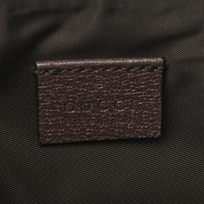 Gucci GG Supreme Monogram Textured Calfskin Web Medium Ophidia Cosmetic Case Beige Ebony New Acero 6 of 11