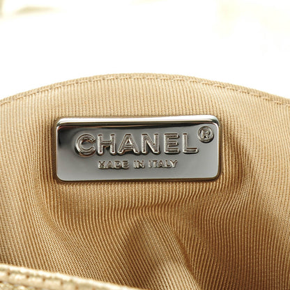 Chanel Perforated Metallic Lambskin Jumbo CC Medals Flap Gold 7 of 10