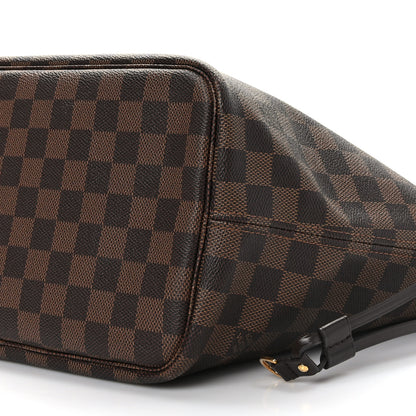 Louis Vuitton Damier Ebene Neo Neverfull MM Rose Ballerine 9 of 9