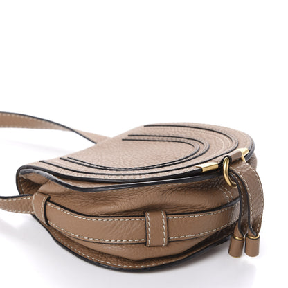 Chloe Calfskin Mini Marcie Round Crossbody Bag Nut 4 of 10