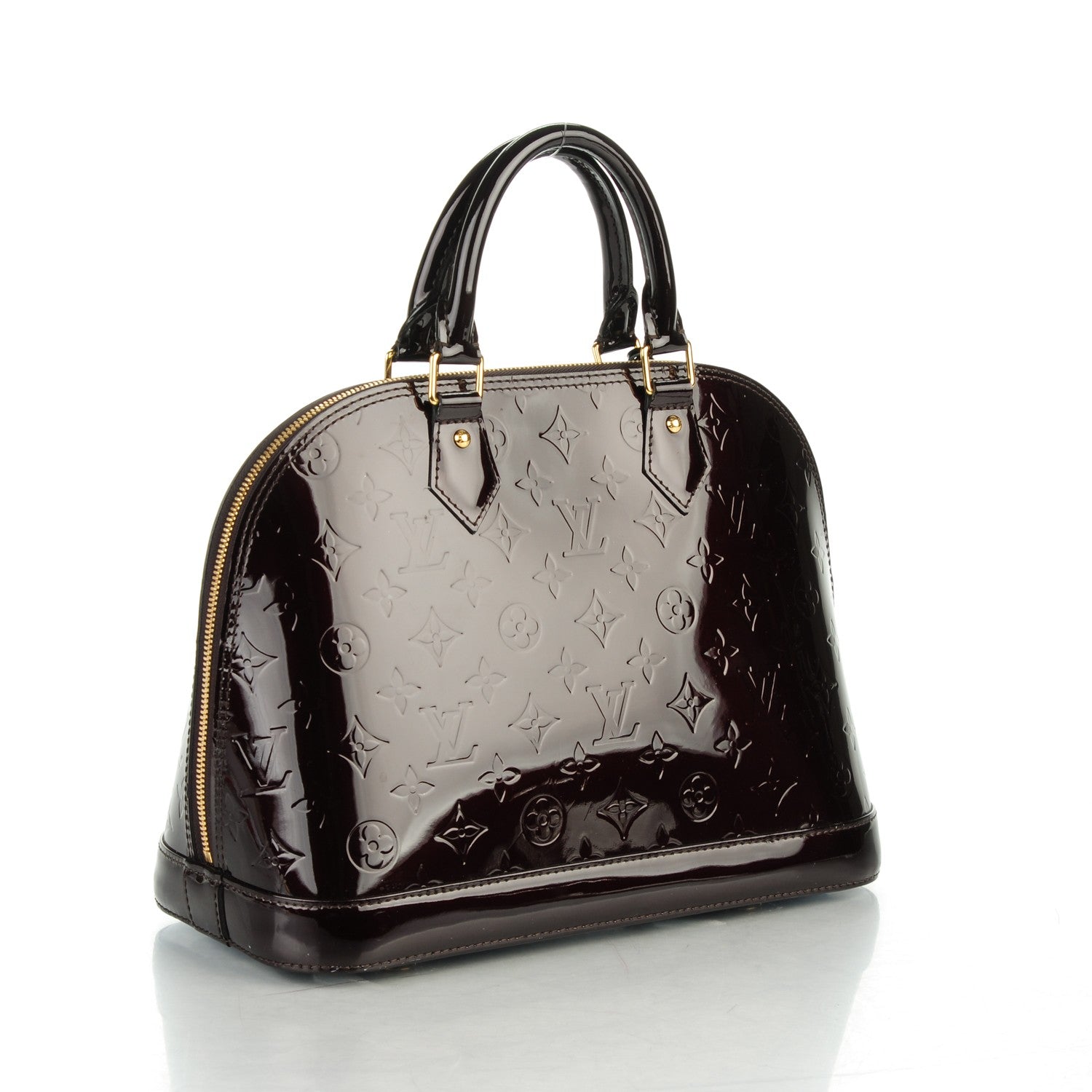 Louis Vuitton Vernis Alma PM Amarante 3 of 8