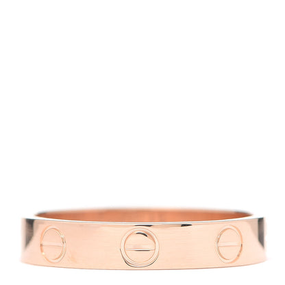 Cartier 18K Pink Gold 3.5mm LOVE Wedding Band Ring 53 6.25 3 of 4