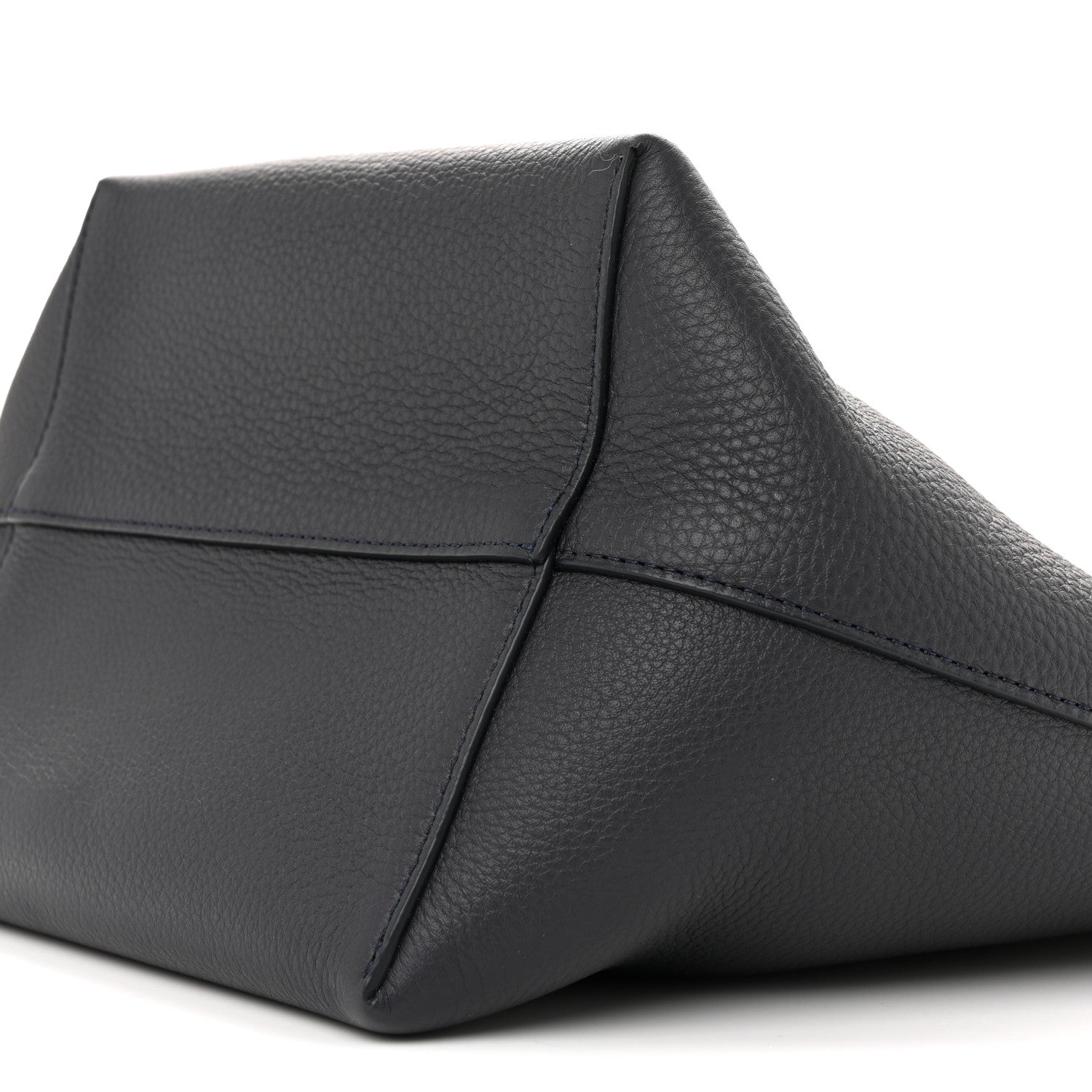 The Row Grained Calfskin Medium N/S Park Tote Marine 9 of 11