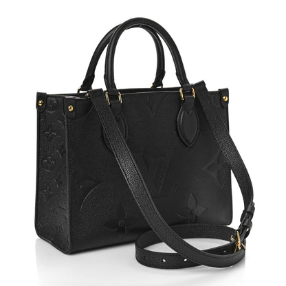 Louis Vuitton Empreinte Monogram Giant Onthego PM Black 3 of 8