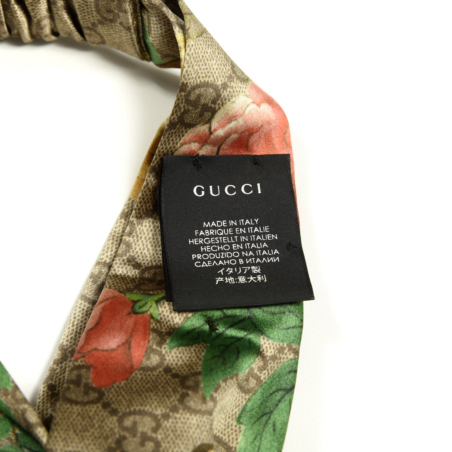 Silk Monogram Tian Print Tiana Duchesse Headband