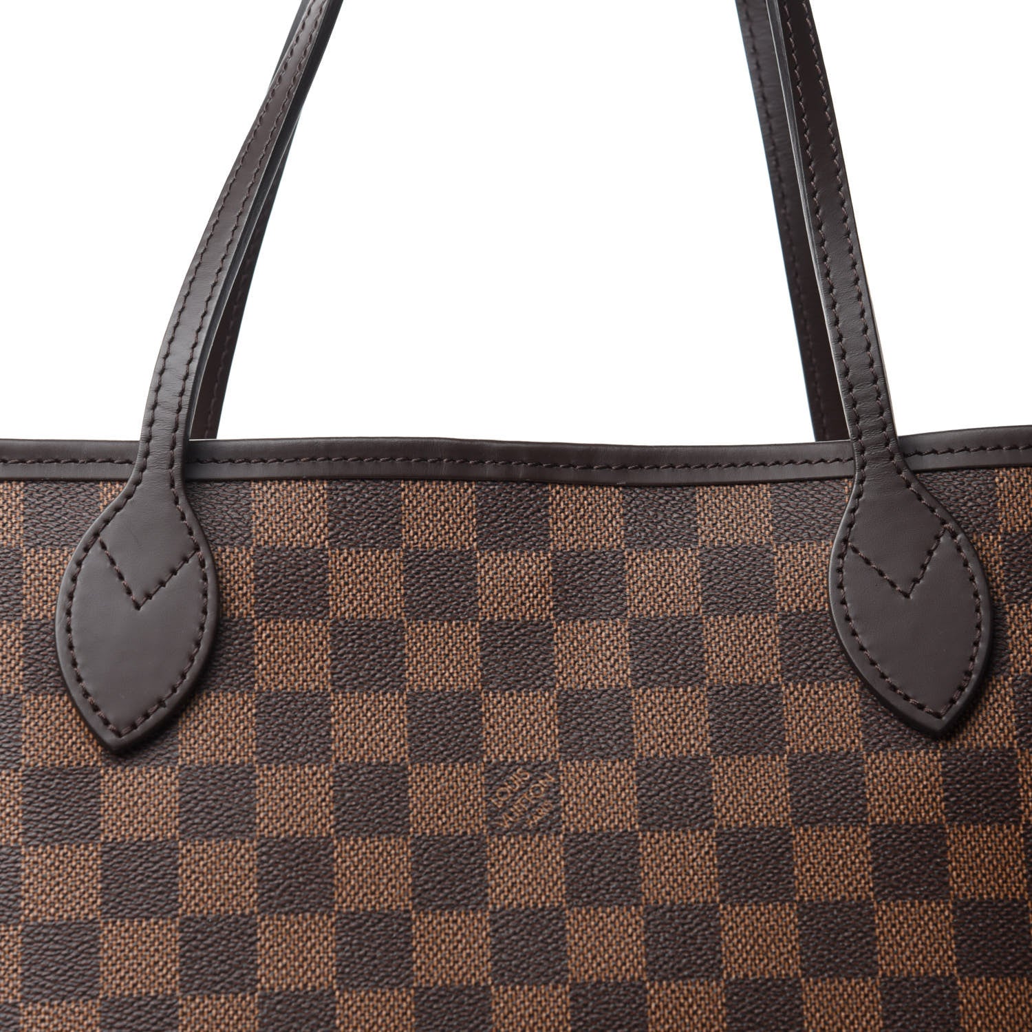 Louis Vuitton Damier Ebene Neo Neverfull MM Rose Ballerine 11 of 11