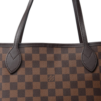 Louis Vuitton Damier Ebene Neo Neverfull MM Rose Ballerine 11 of 11