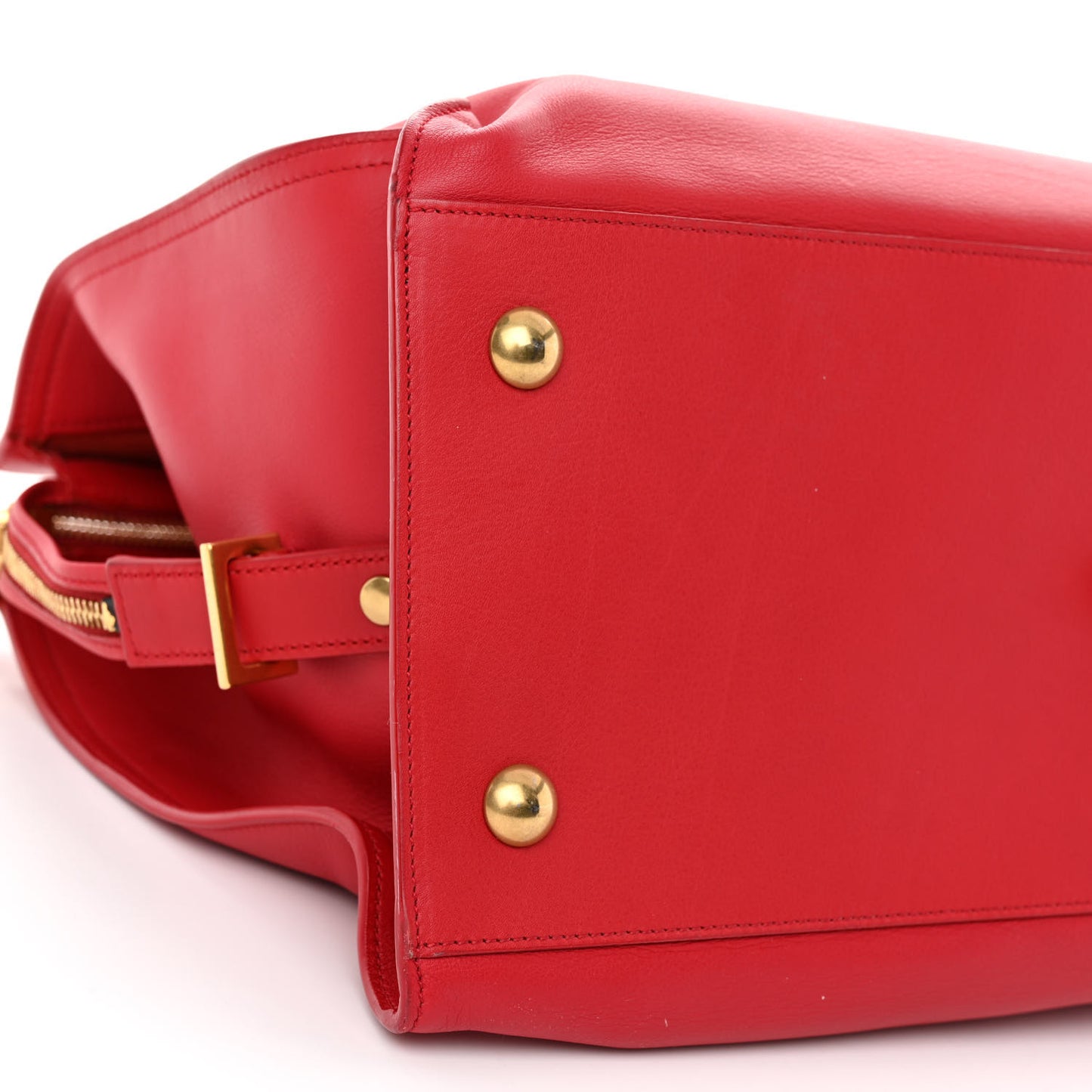 Calfskin Medium Classic Y Cabas Red
