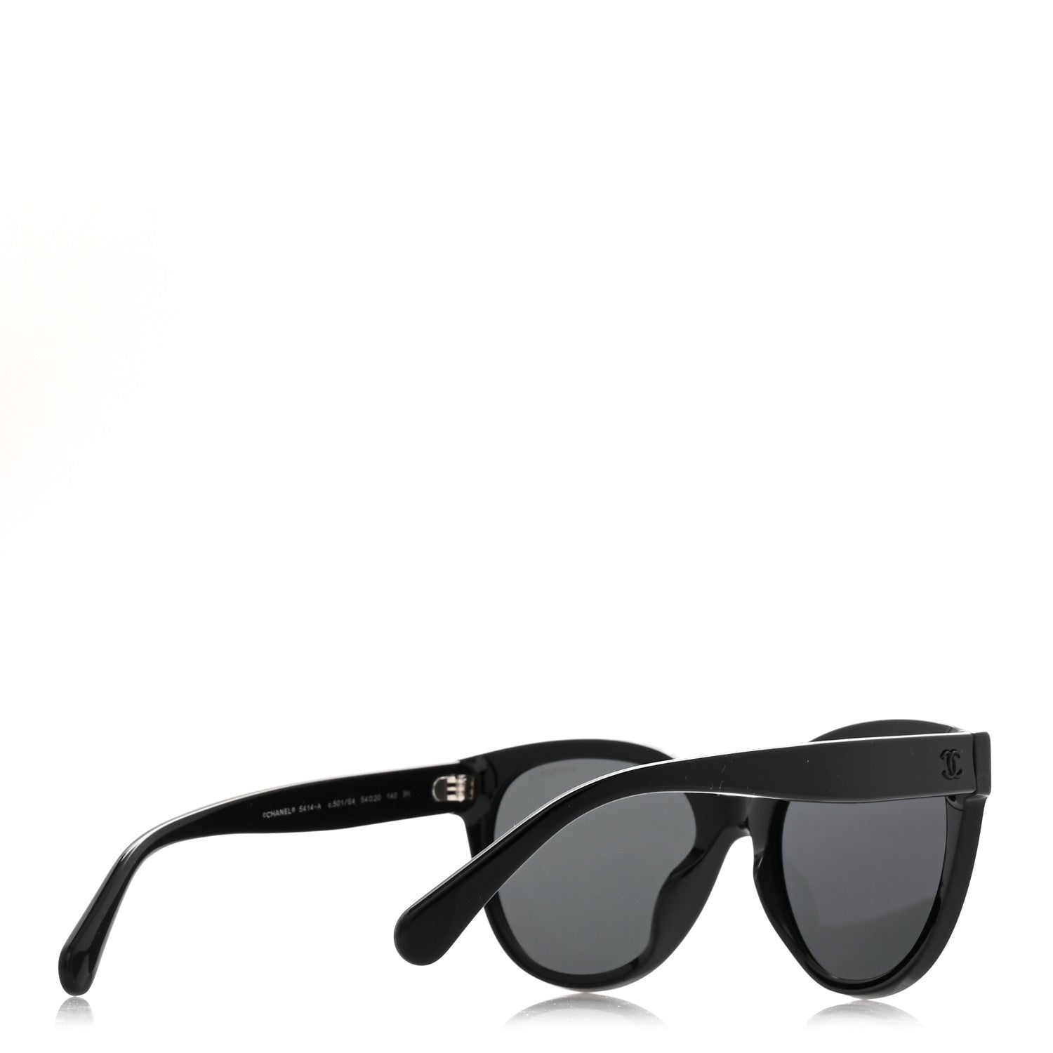 Chanel Acetate CC Butterfly Sunglasses 5414-A Black 4 of 8