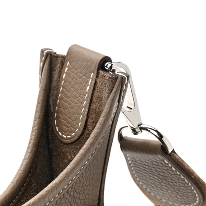 Hermes Taurillon Clemence Evelyne III PM Etoupe 12 of 12