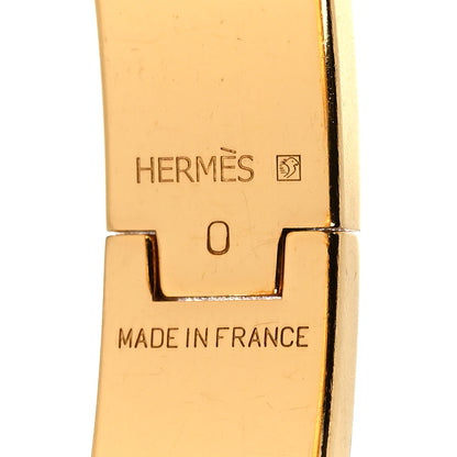 Hermes Enamel Narrow Clic Clac H Bracelet GM Moka 4 of 4