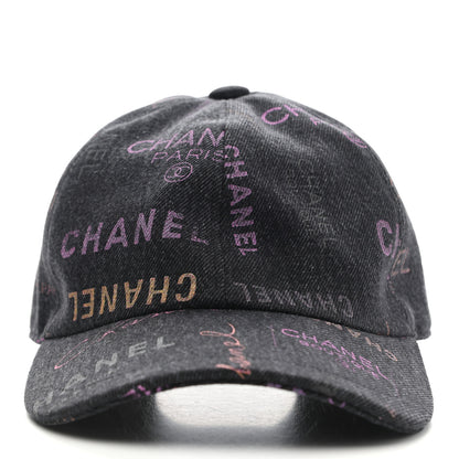 Chanel Cotton Mood Cap Hat Black Multicolor 3 of 10