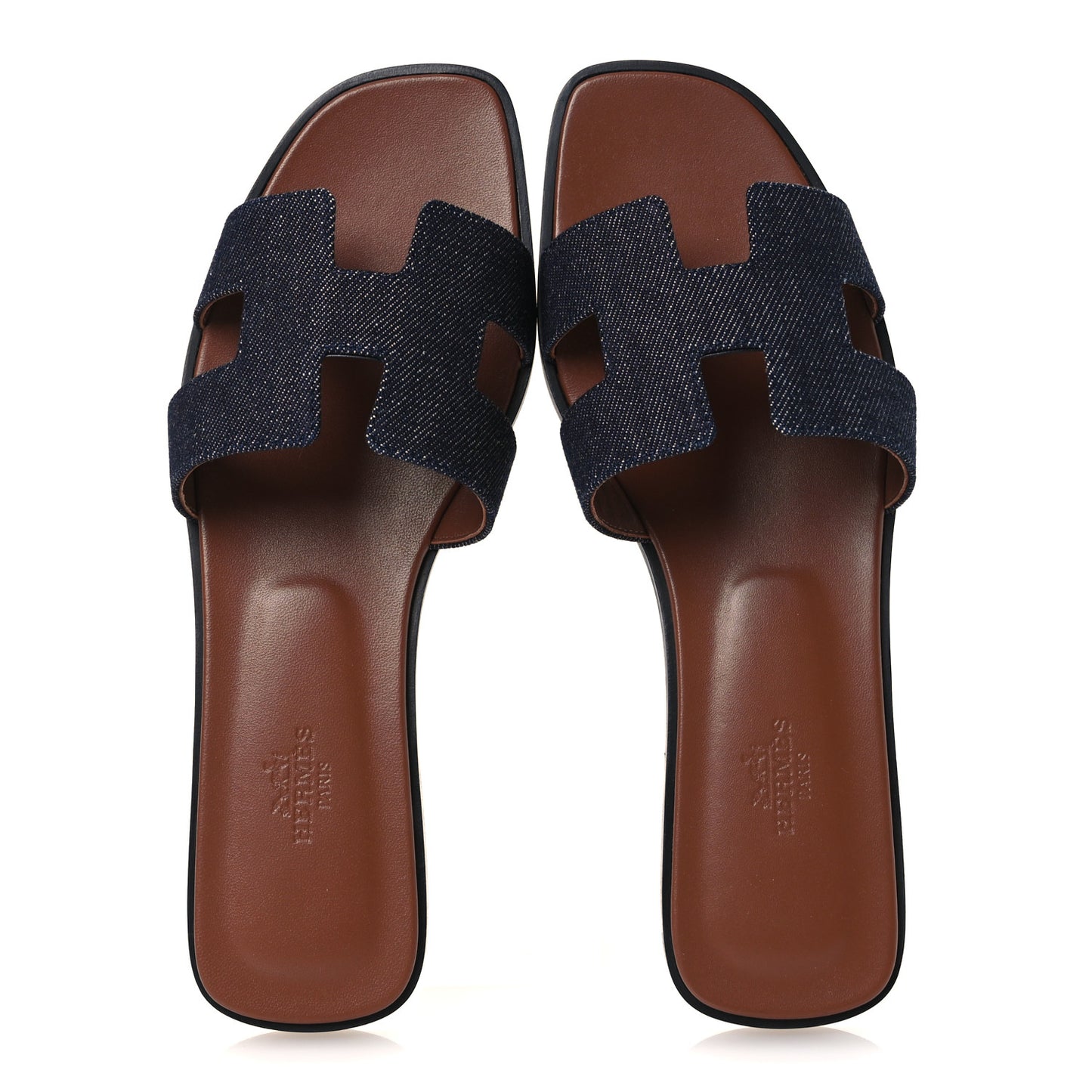 Denim Oran Sandals 39 Bleu Brut