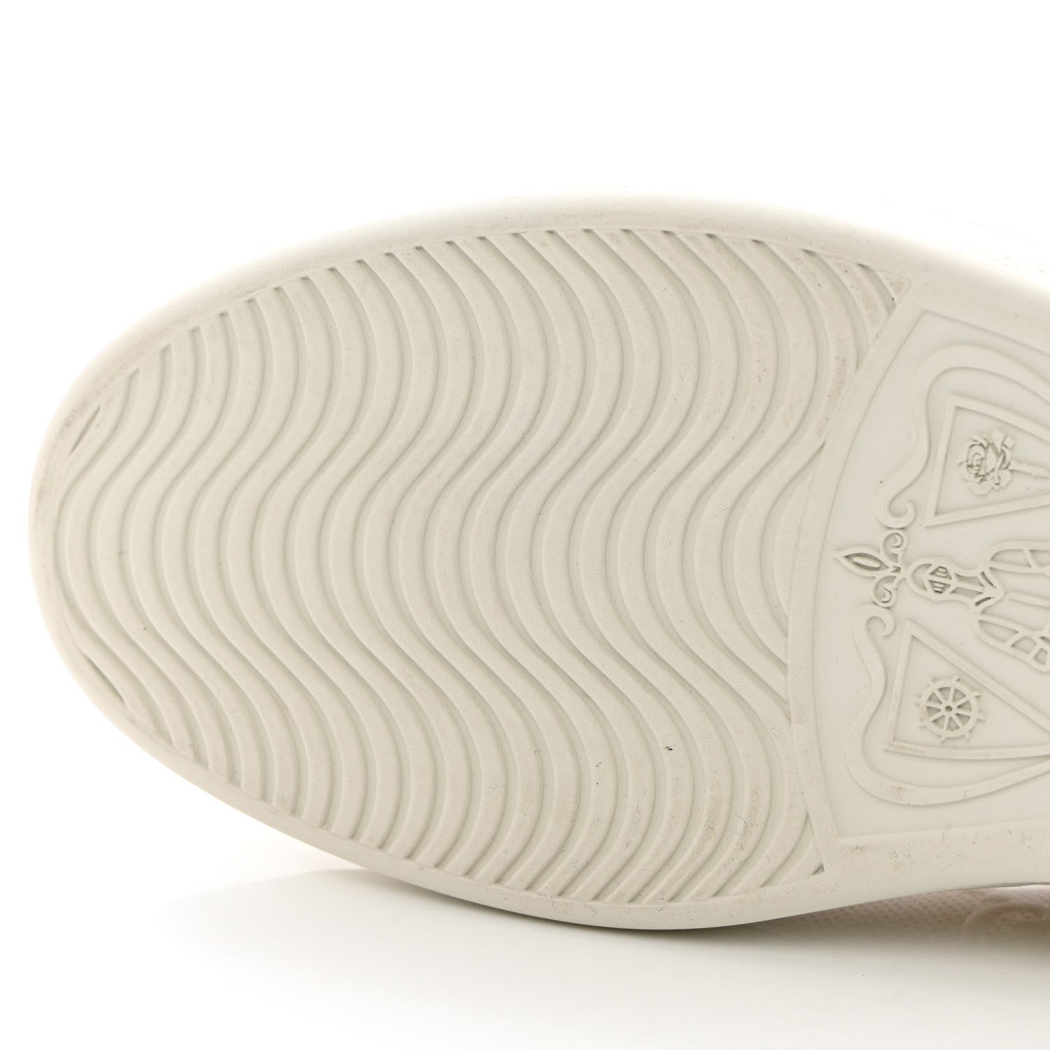 Gucci Calfskin GG Tennis Embossed Mens Ace Sneakers 9 Mystic White 17 of 18