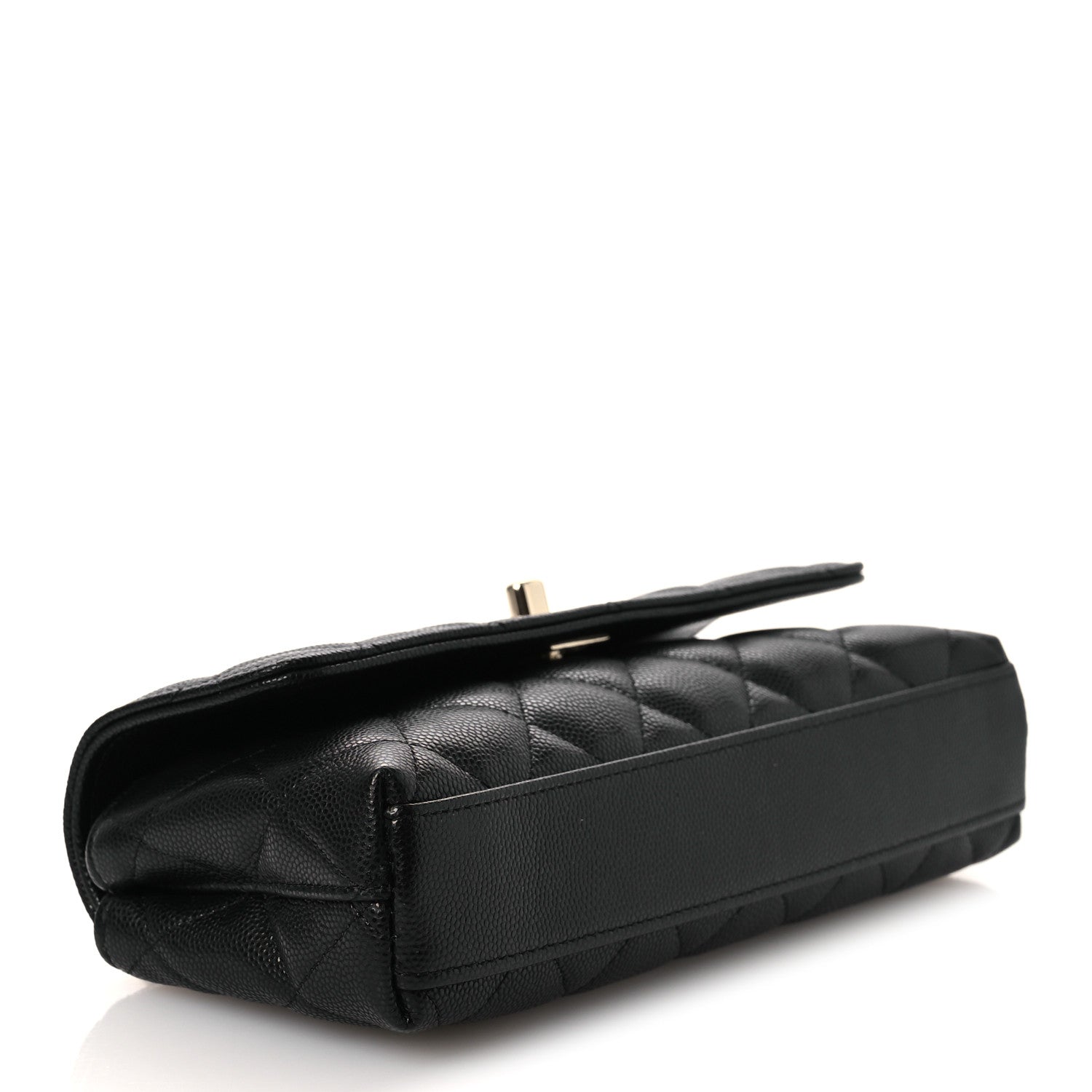 Chanel Caviar Quilted Maxi East West Coco Handle Flap Black 4 of 13