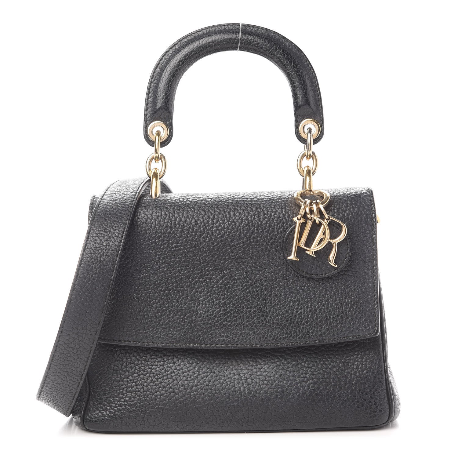 Christian Dior Bullcalf Small Be Dior Flap Black Fraise 1 of 9