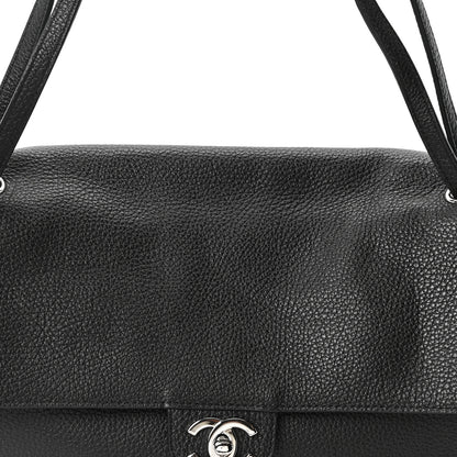 Chanel Grained Calfskin Small Souplissimo Maxi Flap Black 7 of 10
