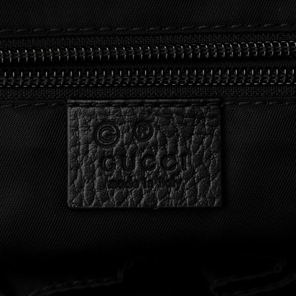 Gucci Nylon Monogram Medium Light Double Buckle Backpack Black 6 of 11