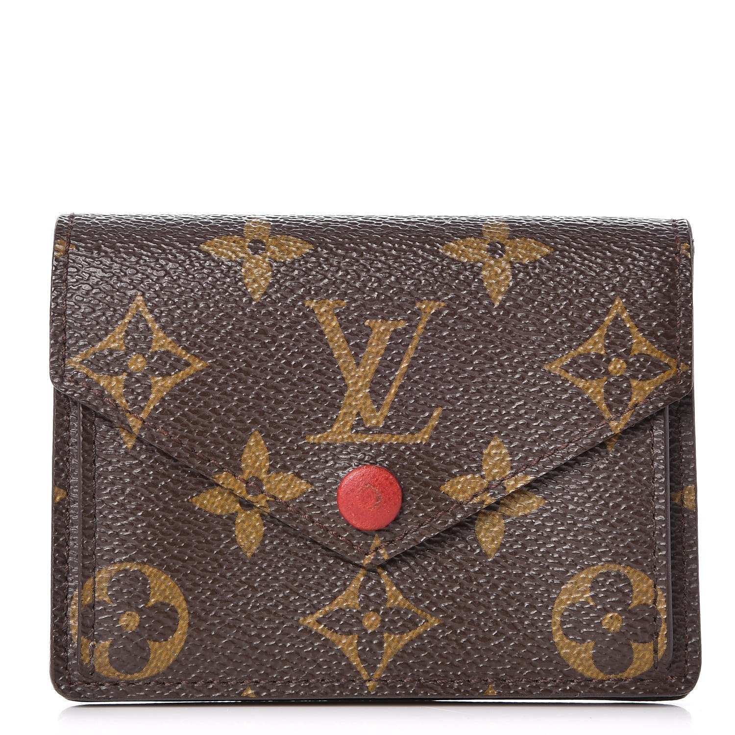 Louis Vuitton Monogram Compact Marie Wallet Rouge 8 of 14