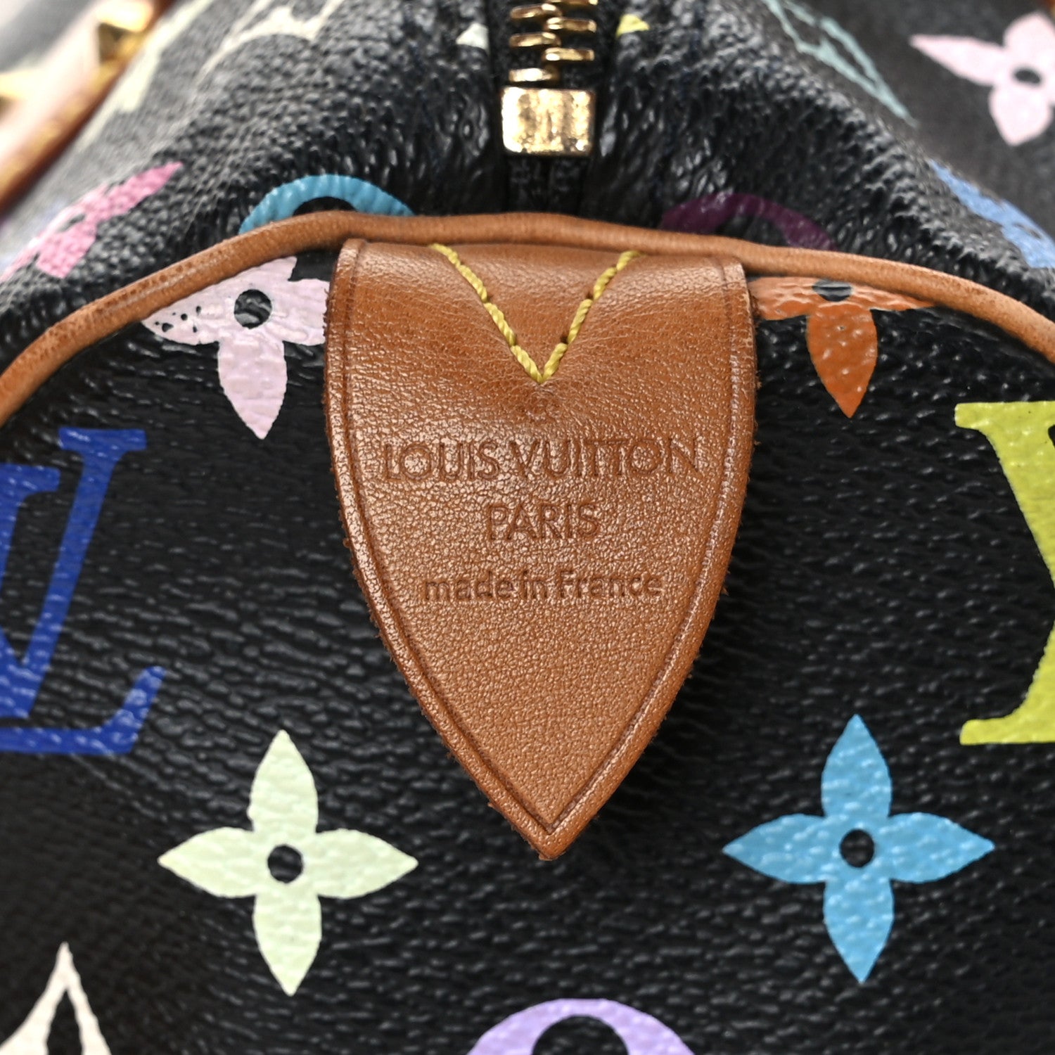 Louis Vuitton Monogram Multicolor Speedy 30 Black 6 of 10