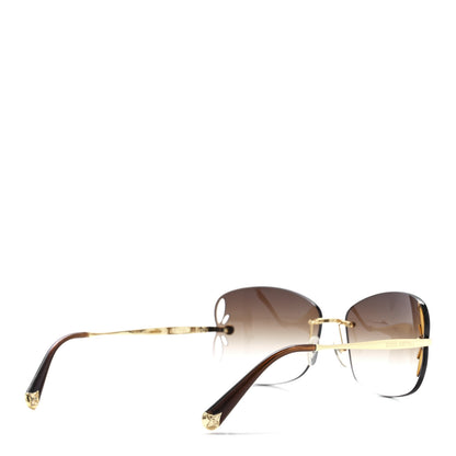 Louis Vuitton Lily Sunglasses Z0371U Brown Glitter 4 of 7