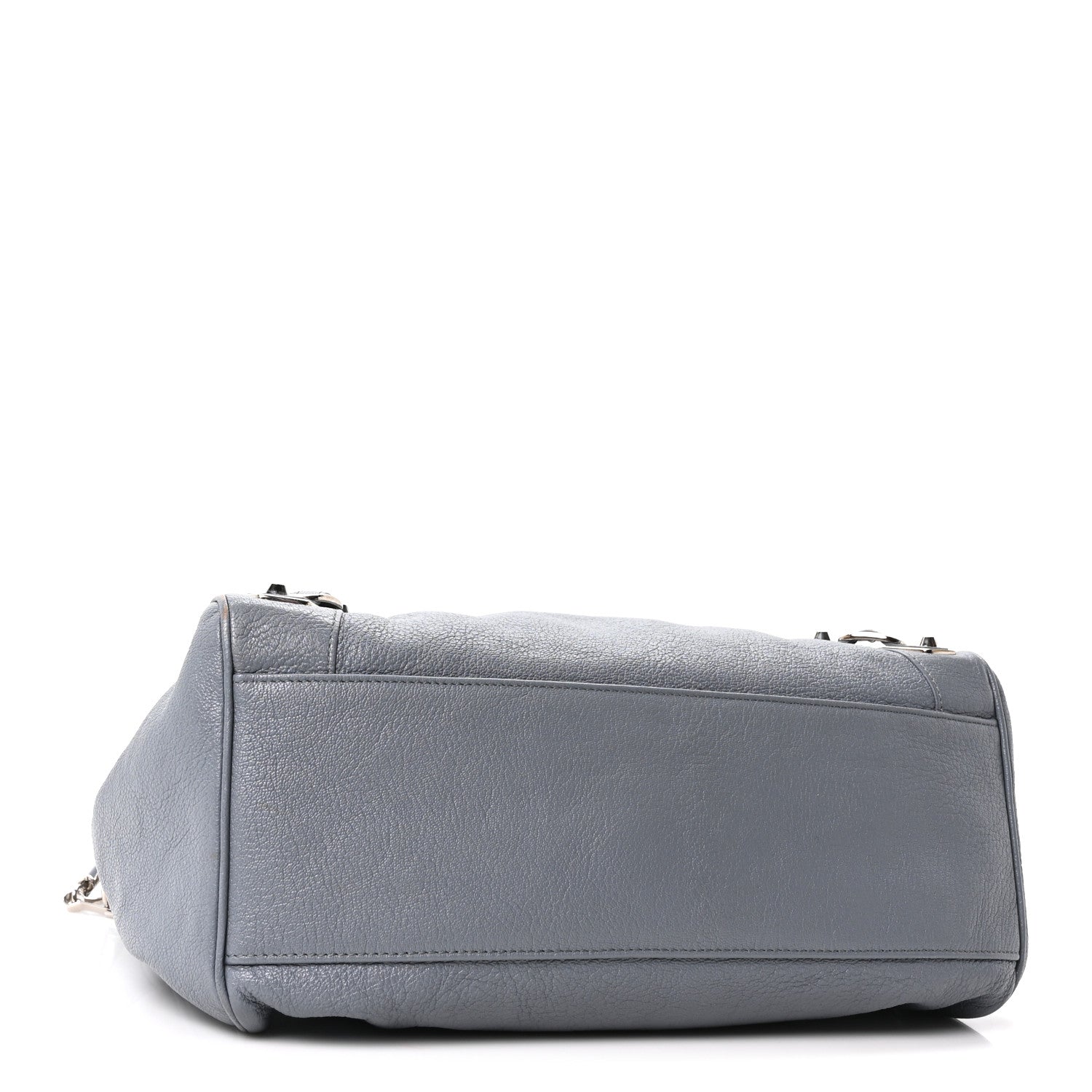 Balenciaga Chevre Silver Metallic Edge Hardware Velo Gris Acier 5 of 11