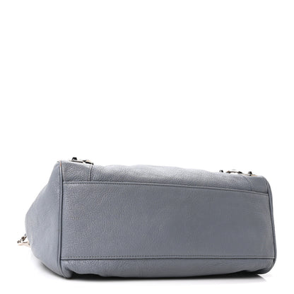 Balenciaga Chevre Silver Metallic Edge Hardware Velo Gris Acier 5 of 11