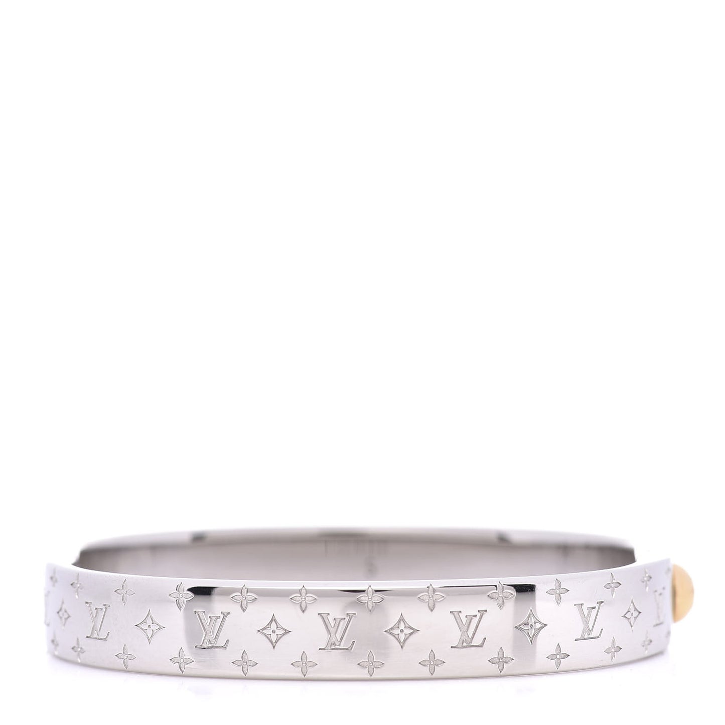 Palladium Monogram Nanogram Cuff S