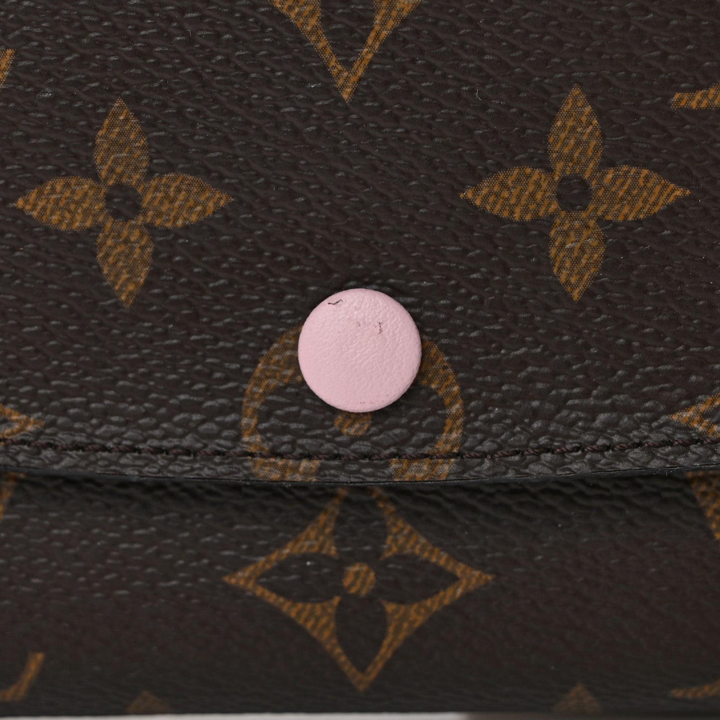 Monogram Emilie Wallet Rose Ballerine