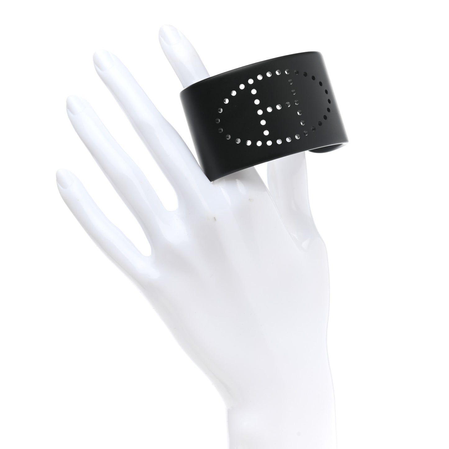 Aluminium Evelyne Sunset Cuff Bracelet T3 Black