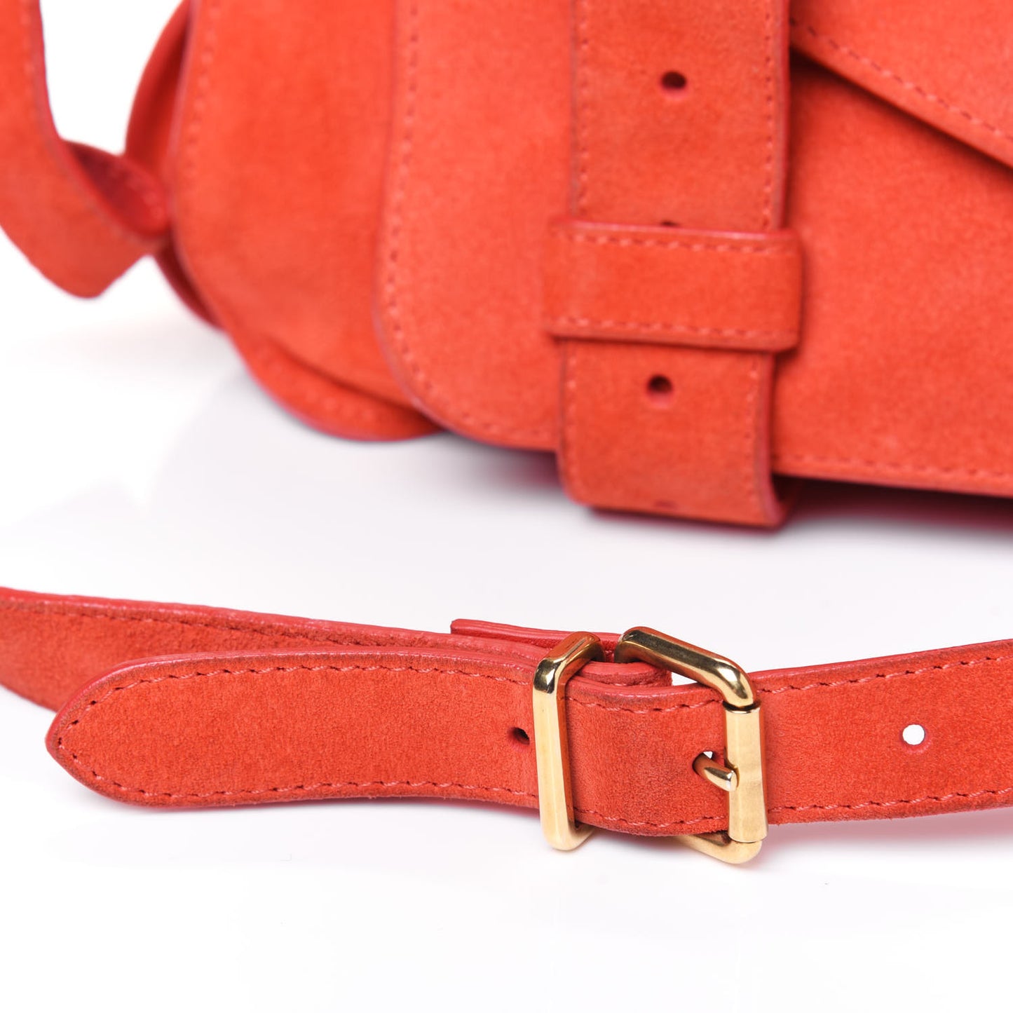 Suede Medium PS1 Satchel Poppy