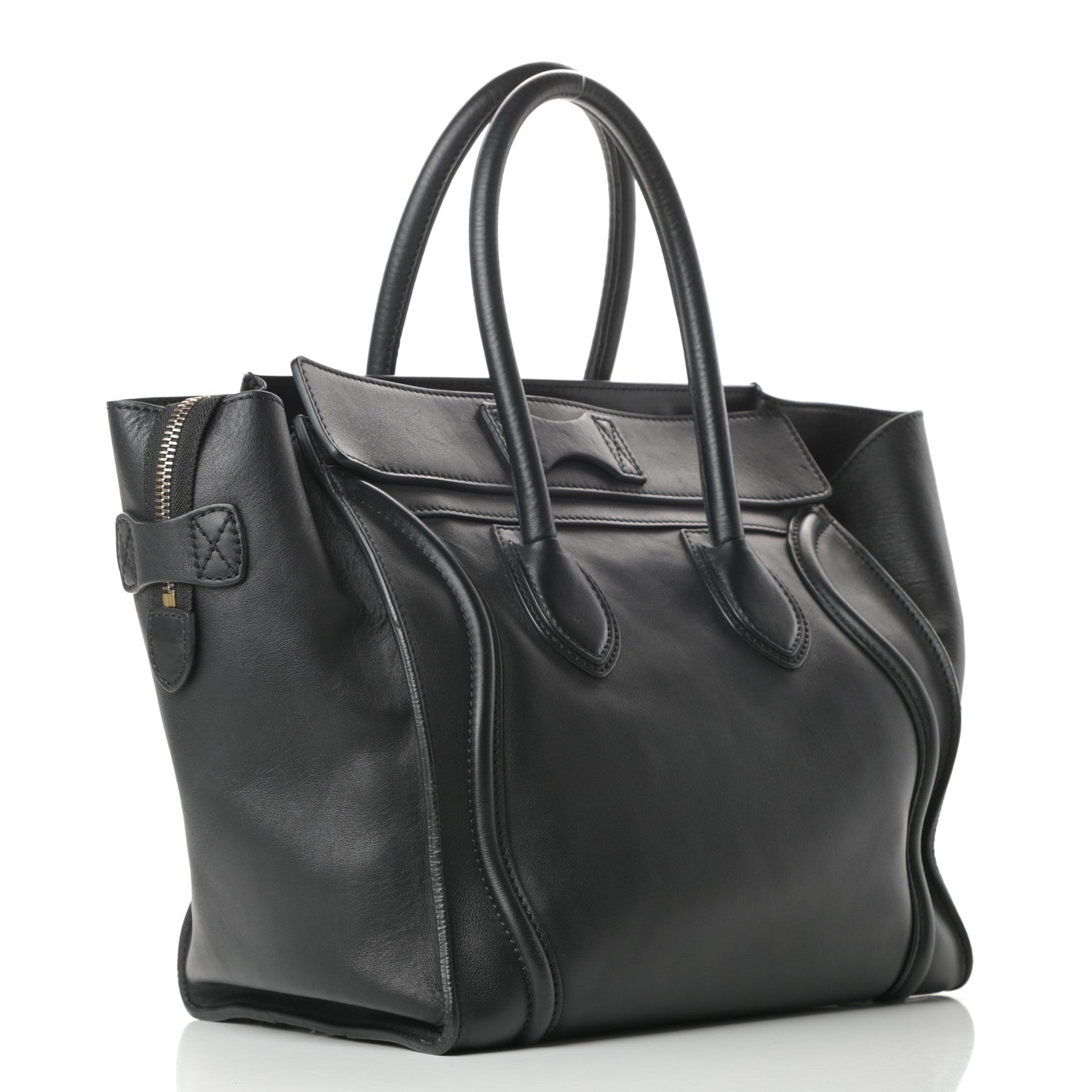Celine Smooth Calfskin Mini Luggage Black 3 of 16