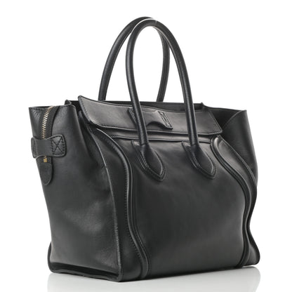 Celine Smooth Calfskin Mini Luggage Black 3 of 16