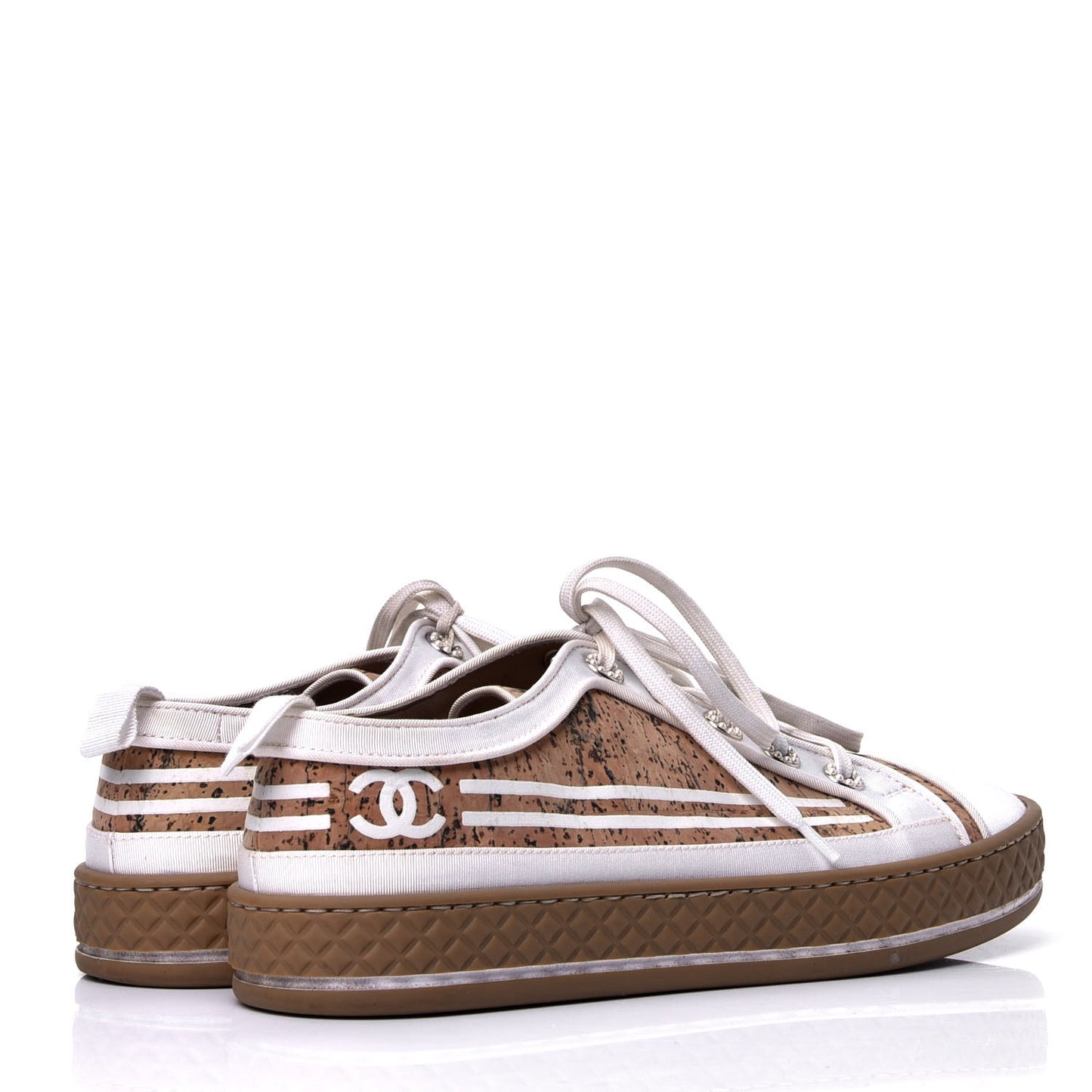 Cork Jetty Sneaker 37 Brown White