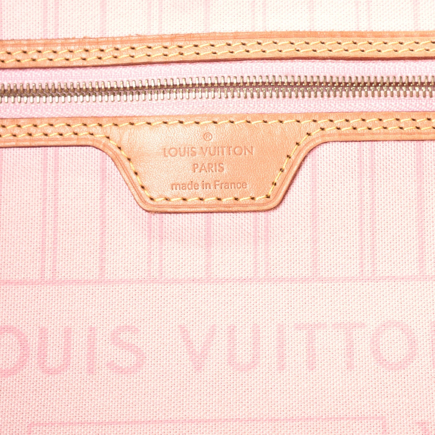 Damier Azur Neo Neverfull MM Rose Ballerine