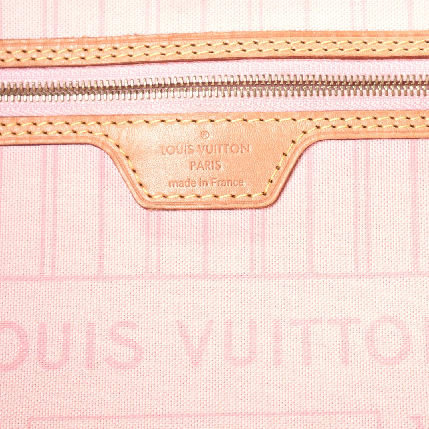Louis Vuitton Damier Azur Neo Neverfull MM Rose Ballerine 6 of 8
