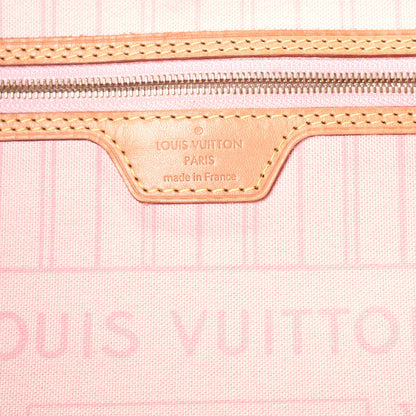 Louis Vuitton Damier Azur Neo Neverfull MM Rose Ballerine 6 of 8