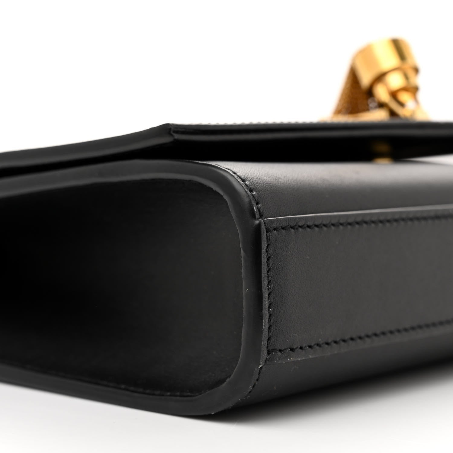 Saint Laurent Calfskin Small Classic Monogram Kate Tassel Satchel Black 9 of 11