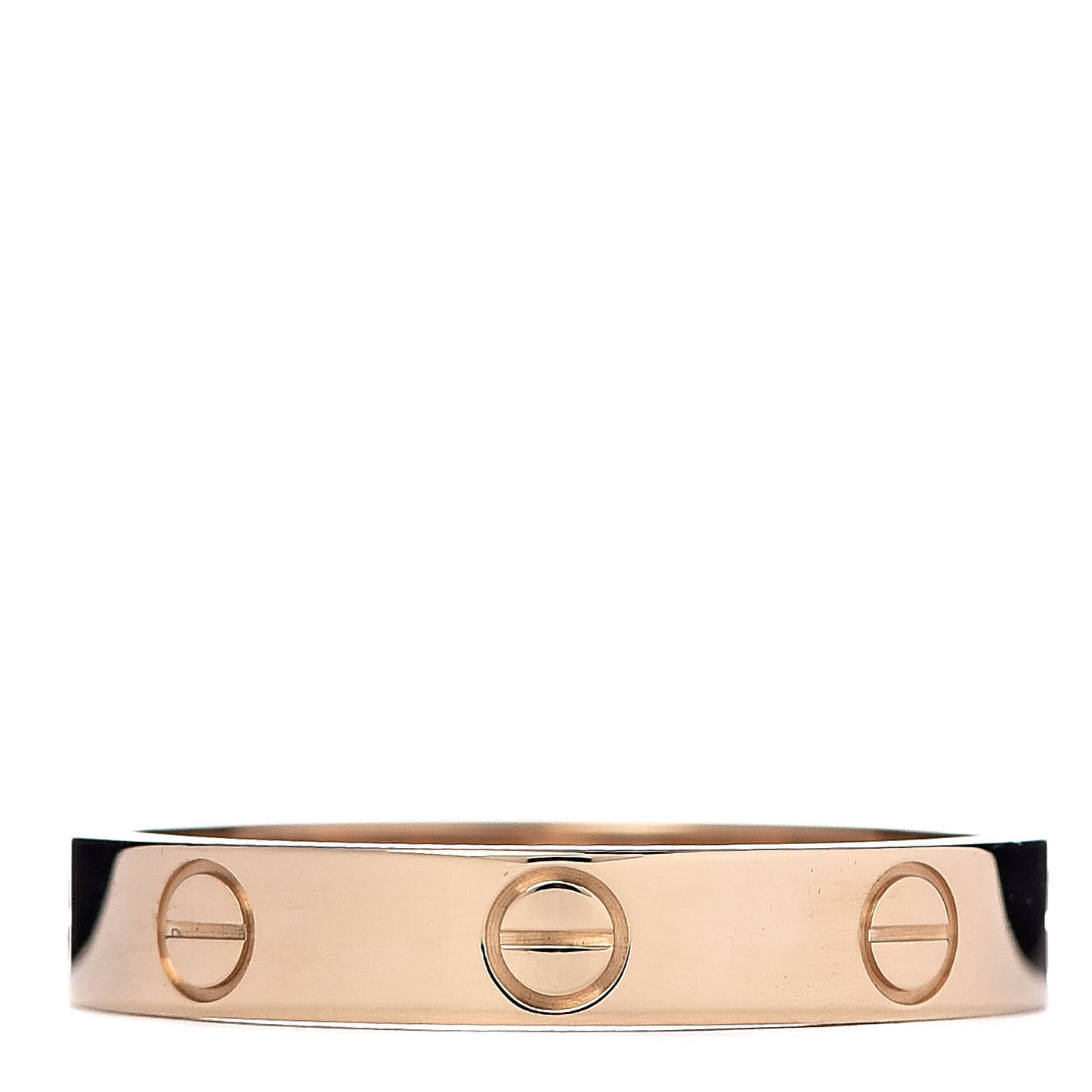 18K Yellow Gold 3.5mm LOVE Wedding Band Ring 57 8