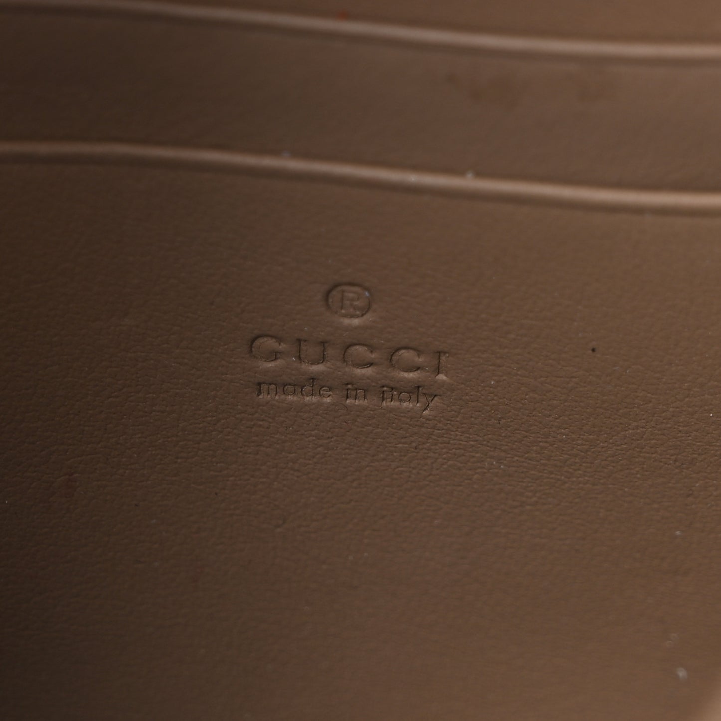 GG Supreme Monogram Mini Dionysus Chain Wallet Beige Taupe