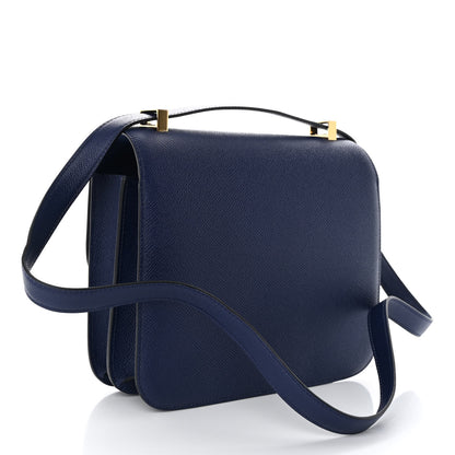 Hermes Epsom Constance 24 Bleu Saphir 3 of 13