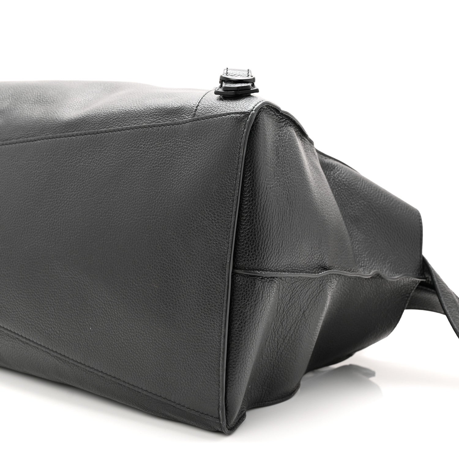 Balenciaga Grained Calfskin Neo Classic Black Hardware Large Top Handle Bag Black 10 of 10