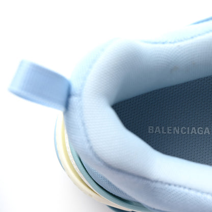 Balenciaga Fabric Mesh Mens Triple S Sneakers 42 Light Bleu White 8 of 9