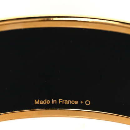 Hermes Enamel Printed Wide Grand Apparat Bracelet 65 Rouge 5 of 5