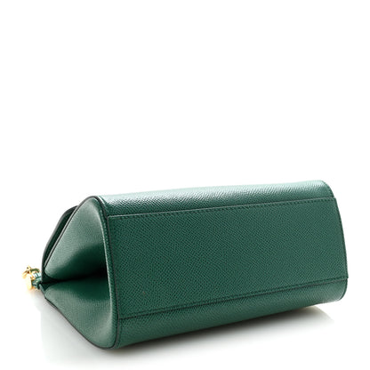 Dolce & Gabbana Dauphine Small Miss Sicily Satchel Green 4 of 9