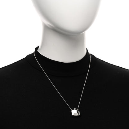 Tiffany Sterling Silver Elsa Peretti Square Bottle Pendant Necklace 2 of 5