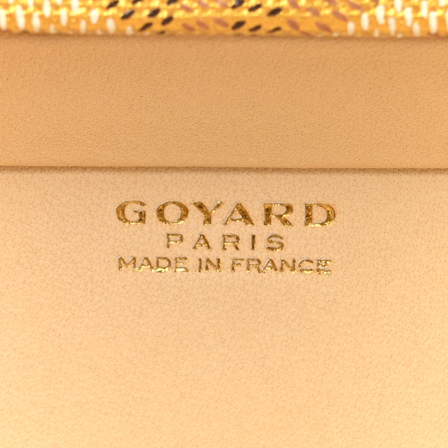 Goyard Goyardine Precious Metals Minaudiere Trunk Bag Gold 6 of 14