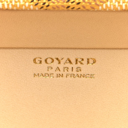 Goyard Goyardine Precious Metals Minaudiere Trunk Bag Gold 6 of 14