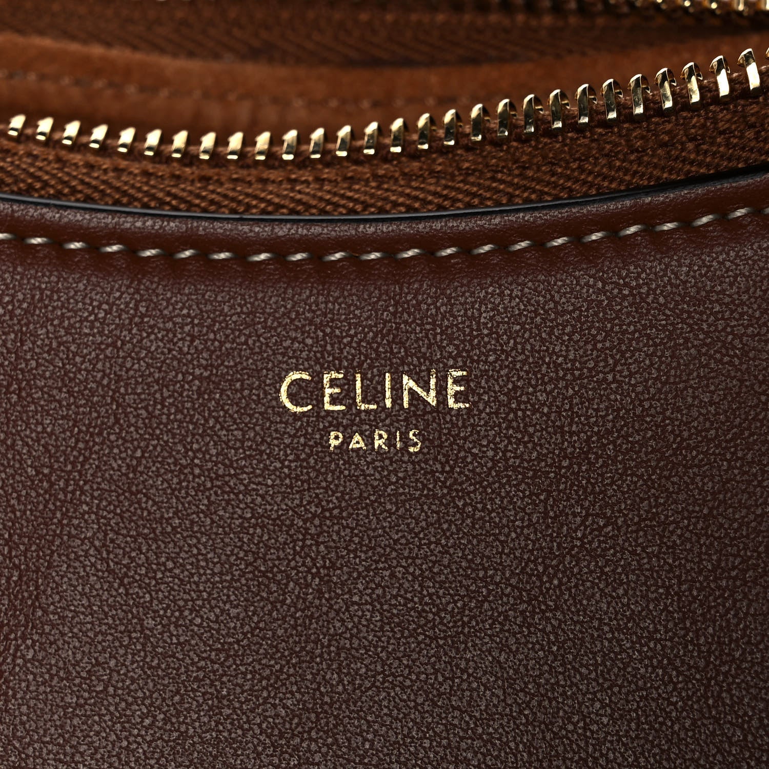 Celine Smooth Calfskin Medium Strap Ava Shoulder Bag Tan 6 of 10